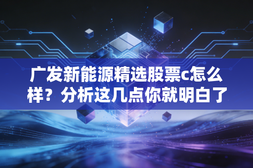 广发新能源精选股票c怎么样?分析这几点你就明白了!