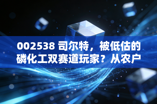 002538 司尔特，被低估的磷化工双赛道玩家？从农户老张的肥料选择看长期投资逻辑