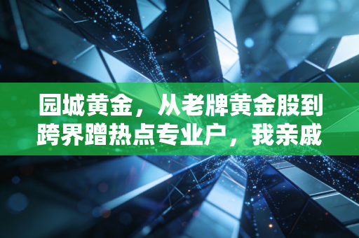 园城黄金，从老牌黄金股到跨界蹭热点专业户，我亲戚20万首付亏剩5万的教训