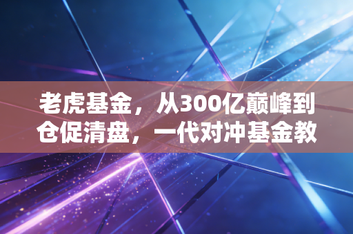 老虎基金，从300亿巅峰到仓促清盘，一代对冲基金教父的败局里，藏着普通人理财最容易踩的3个坑