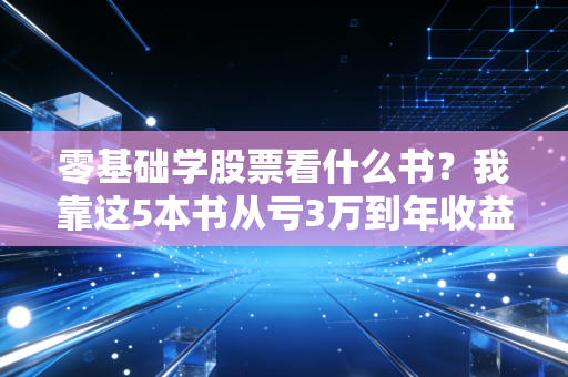 零基础学股票看什么书?我靠这5本书从亏3万到年收益28%,新手少走10年弯路