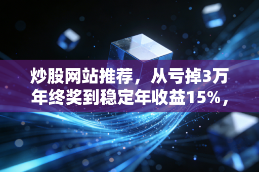 炒股网站推荐,从亏掉3万年终奖到稳定年收益15%,我私藏的6类工具帮你少走3年弯路