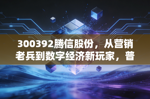 300392腾信股份，从营销老兵到数字经济新玩家，普通散户要不要蹲这波红利？