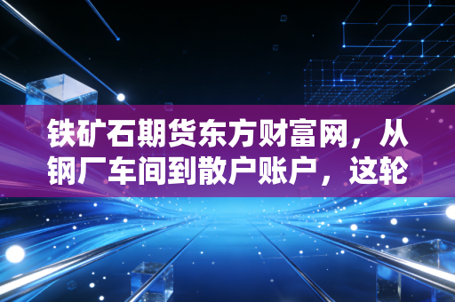 铁矿石期货东方财富网，从钢厂车间到散户账户，这轮黑色系行情我蹲了3个月的真实感悟