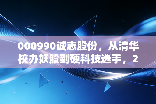 000990诚志股份,从清华校办妖股到硬科技选手,26年浮沉藏着普通人最容易忽略的投资逻辑