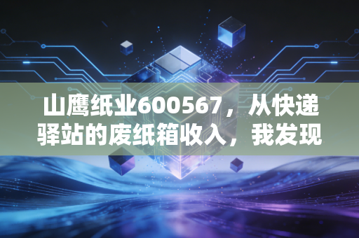 山鹰纸业600567，从快递驿站的废纸箱收入，我发现了被低估的周期股机会
