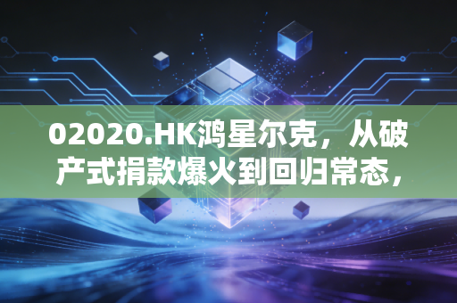 02020.HK鸿星尔克,从破产式捐款爆火到回归常态,国民运动品牌的破局与沉思