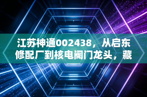 江苏神通002438，从启东修配厂到核电阀门龙头，藏在冷门赛道里的长期投资逻辑