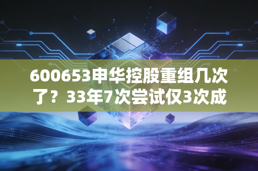 600653申华控股重组几次了?33年7次尝试仅3次成功,老股民拿21年等重组亏掉半套首付