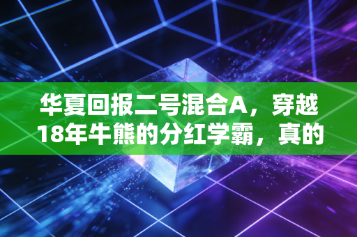 华夏回报二号混合A,穿越18年牛熊的分红学霸,真的适合普通人拿稳养老吗?