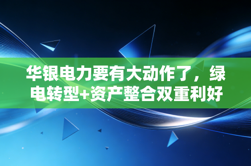 华银电力要有大动作了，绿电转型+资产整合双重利好下，老牌湘企的逆袭拐点来了？