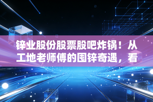 锌业股份股票股吧炸锅!从工地老师傅的囤锌奇遇,看小金属周期股的赚钱逻辑