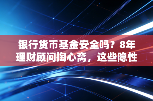 银行货币基金安全吗?8年理财顾问掏心窝,这些隐性风险90%的人都没注意