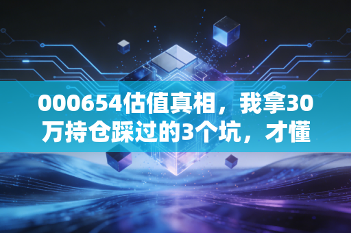 000654估值真相,我拿30万持仓踩过的3个坑,才懂主动基估值根本不能照搬股票逻辑