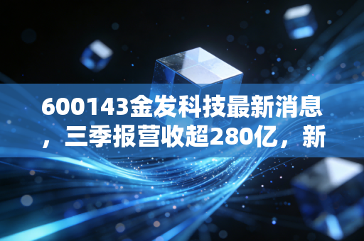 600143金发科技最新消息,三季报营收超280亿,新材料布局踩中双碳+新能源车双风口?