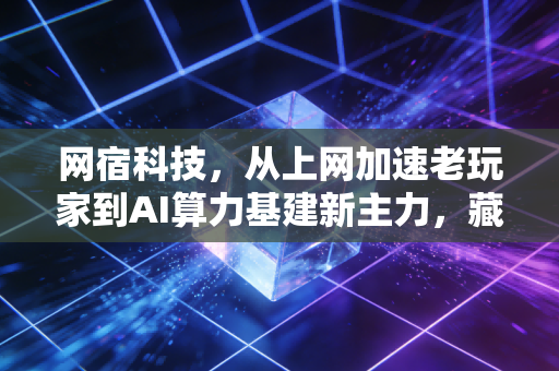 网宿科技，从上网加速老玩家到AI算力基建新主力，藏在你刷视频、开网课背后的隐形巨头
