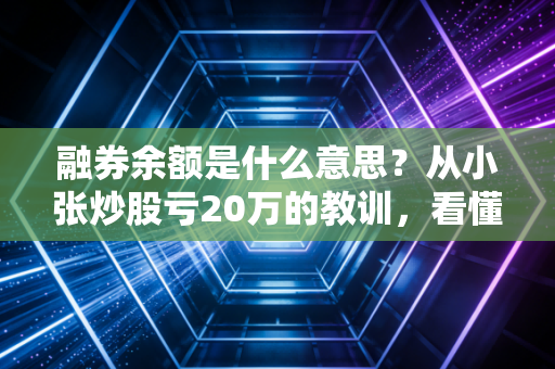 融券余额是什么意思？从小张炒股亏20万的教训，看懂A股这个隐藏的情绪晴雨表