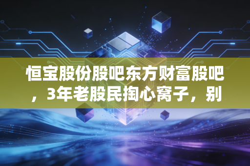 恒宝股份股吧东方财富股吧,3年老股民掏心窝子,别再被情绪带偏踩大坑