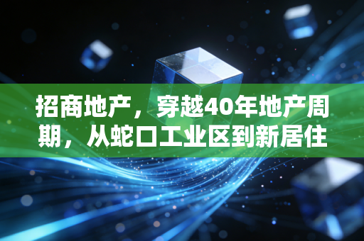 招商地产,穿越40年地产周期,从蛇口工业区到新居住时代的长期主义样本