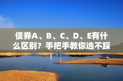 债券A、B、C、D、E有什么区别？手把手教你选不踩坑，新手也能秒懂