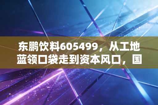 东鹏饮料605499，从工地蓝领口袋走到资本风口，国民功能水的第二增长曲线真的稳吗？