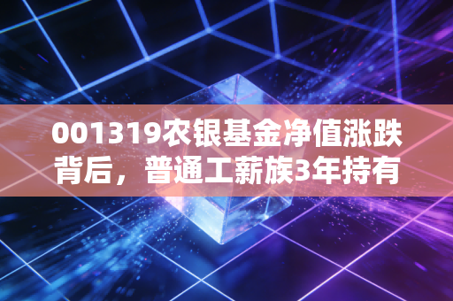 001319农银基金净值涨跌背后,普通工薪族3年持有复盘,我为什么说买基不能只看单日涨幅