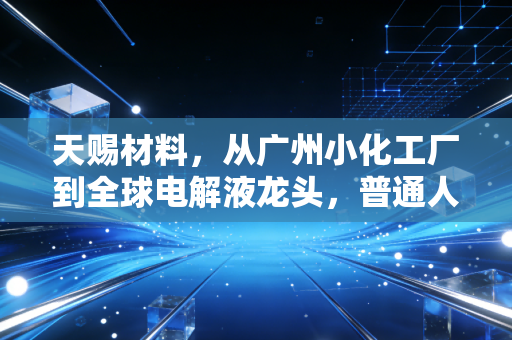 天赐材料,从广州小化工厂到全球电解液龙头,普通人能从它的崛起里挖到什么财富密码?