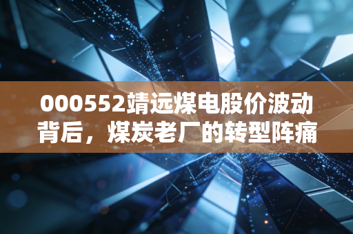 000552靖远煤电股价波动背后,煤炭老厂的转型阵痛与普通人的投资沉浮