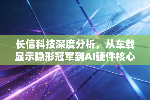 长信科技深度分析，从车载显示隐形冠军到AI硬件核心供应商，普通人能押注它的未来吗？