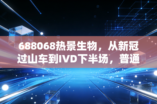 688068热景生物,从新冠过山车到IVD下半场,普通投资者能上车吗?