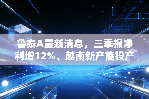 鲁泰A最新消息，三季报净利增12%、越南新产能投产，老牌纺织龙头还能走出长牛吗？