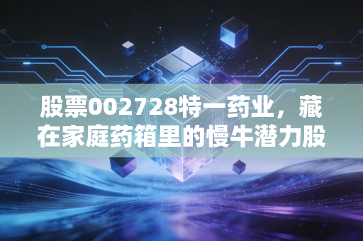 股票002728特一药业,藏在家庭药箱里的慢牛潜力股,我拿了2年的真实感悟
