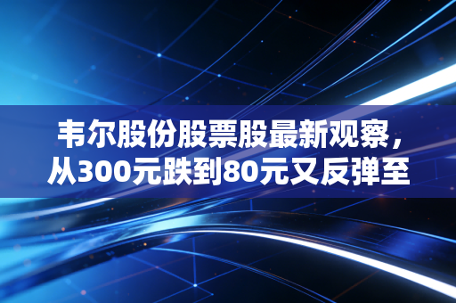 韦尔股份股票股最新观察,从300元跌到80元又反弹至150元,普通散户能上车吗?