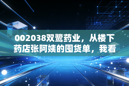 002038双鹭药业,从楼下药店张阿姨的囤货单,我看到了这只老牌医药股的隐藏价值