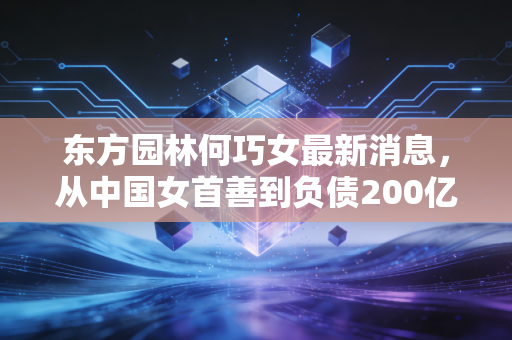 东方园林何巧女最新消息，从中国女首善到负债200亿，沉寂3年的她如今走到哪一步了？