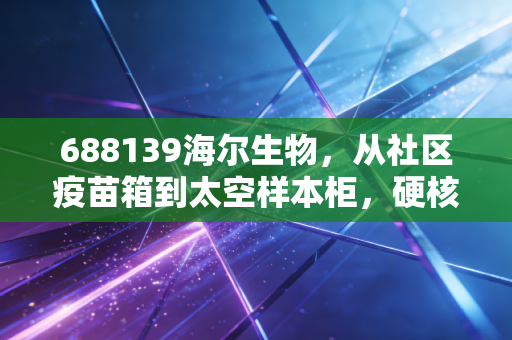 688139海尔生物，从社区疫苗箱到太空样本柜，硬核科技背后的民生投资逻辑