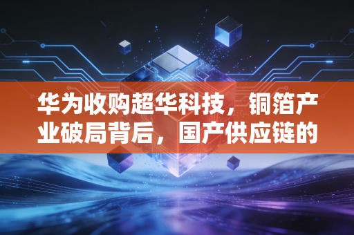 华为收购超华科技,铜箔产业破局背后,国产供应链的抱团真相
