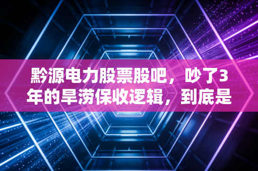 黔源电力股票股吧,吵了3年的旱涝保收逻辑,到底是价值洼地还是炒作陷阱?