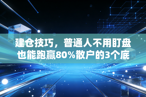建仓技巧，普通人不用盯盘也能跑赢80%散户的3个底层逻辑
