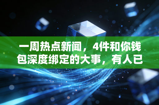 一周热点新闻,4件和你钱包深度绑定的大事,有人已经多赚几万有人踩了大坑