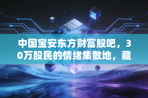 中国宝安东方财富股吧，30万股民的情绪集散地，藏着普通投资者最真实的盈亏百态