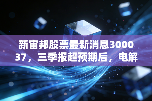 新宙邦股票最新消息300037，三季报超预期后，电解液龙头的第二增长曲线能不能撑起300亿市值？