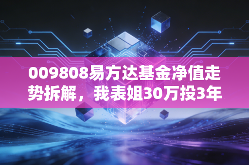 009808易方达基金净值走势拆解，我表姐30万投3年的真实收益，给普通人的3个投资忠告