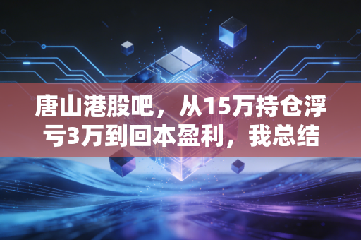 唐山港股吧,从15万持仓浮亏3万到回本盈利,我总结了散户最容易踩的3个坑