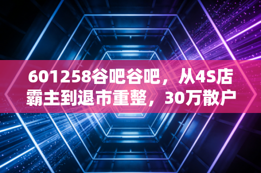 601258谷吧谷吧，从4S店霸主到退市重整，30万散户的等待到底值不值？
