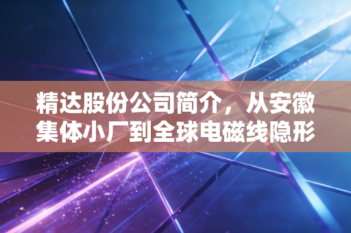 精达股份公司简介,从安徽集体小厂到全球电磁线隐形冠军,普通人也能看懂的制造业龙头成长史