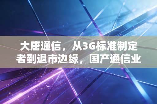 大唐通信，从3G标准制定者到退市边缘，国产通信业的遗珠还是弃子？