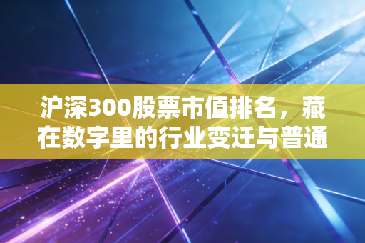 沪深300股票市值排名，藏在数字里的行业变迁与普通人的投资机遇