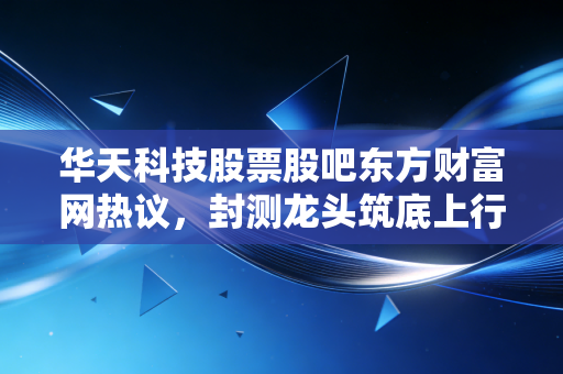 华天科技股票股吧东方财富网热议，封测龙头筑底上行，普通散户该拿还是该跑？