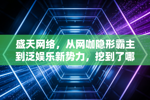 盛天网络,从网咖隐形霸主到泛娱乐新势力,挖到了哪些穿越周期的密码?